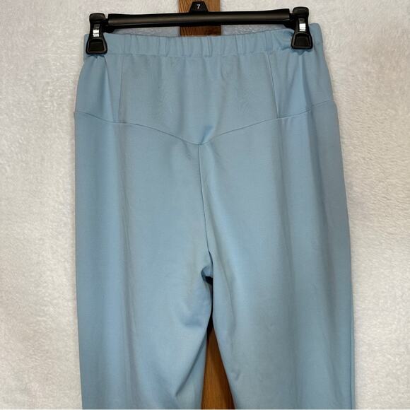 Shein Light Blue High Rise Full Length Leggings Size M - Picture 2 of 10